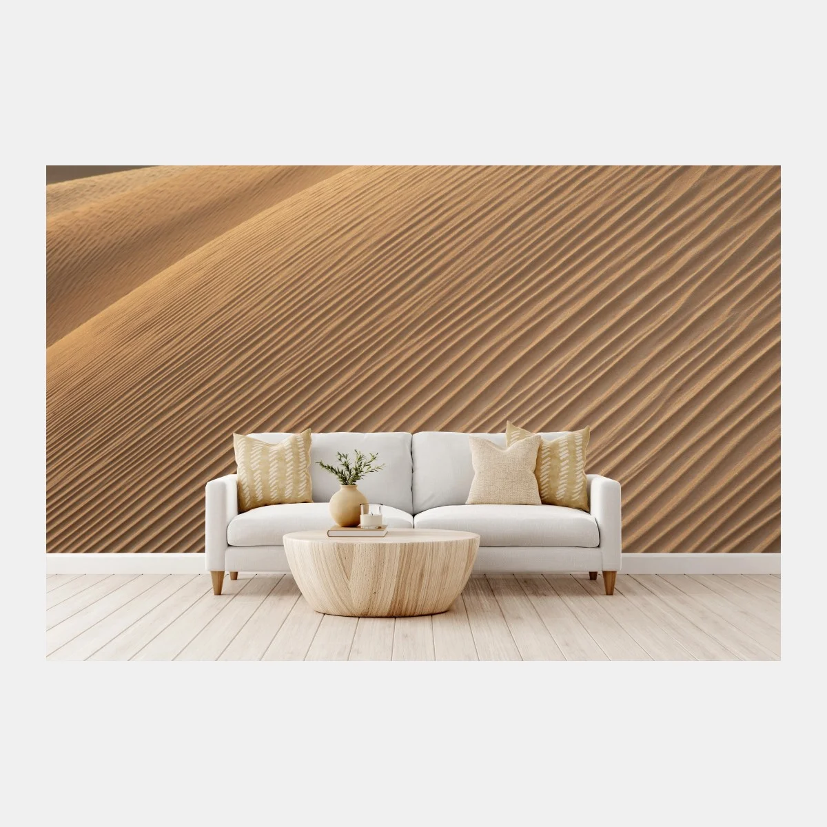 Papier peint vagues de sable dorées – Wallnifity® Papier peint vagues de sable dorées – Wallnifity®