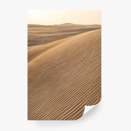 Papier peint vagues de sable dorées – Wallnifity®