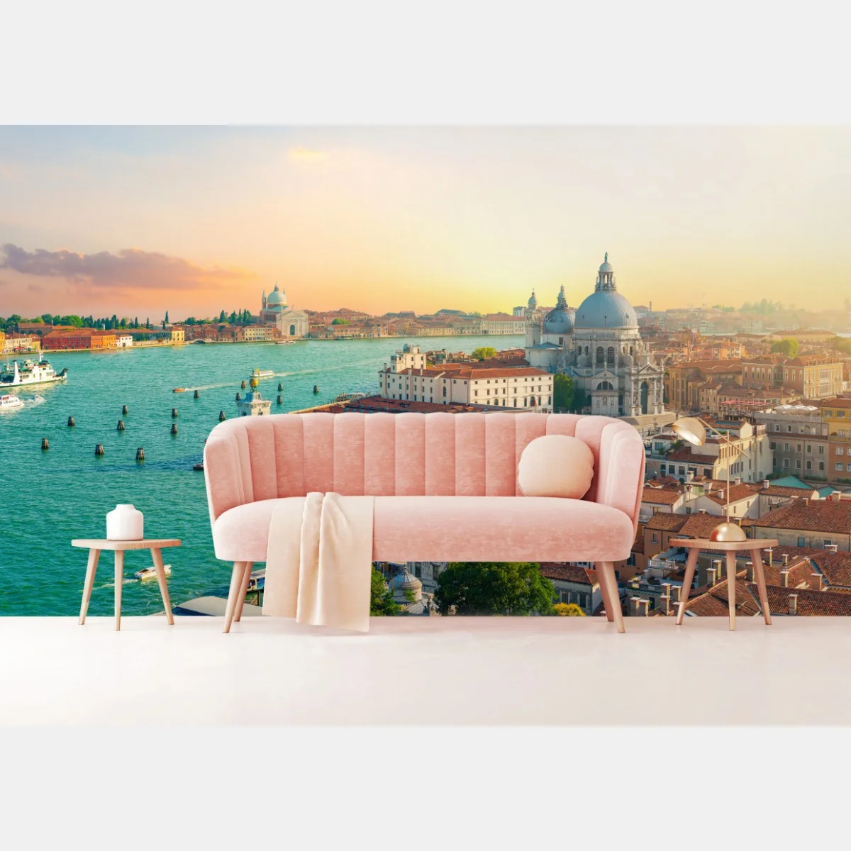 Papier peint vue panoramique de Venise au coucher de soleil – Wallnifity® Papier peint vue panoramique de Venise au coucher de soleil – Wallnifity®