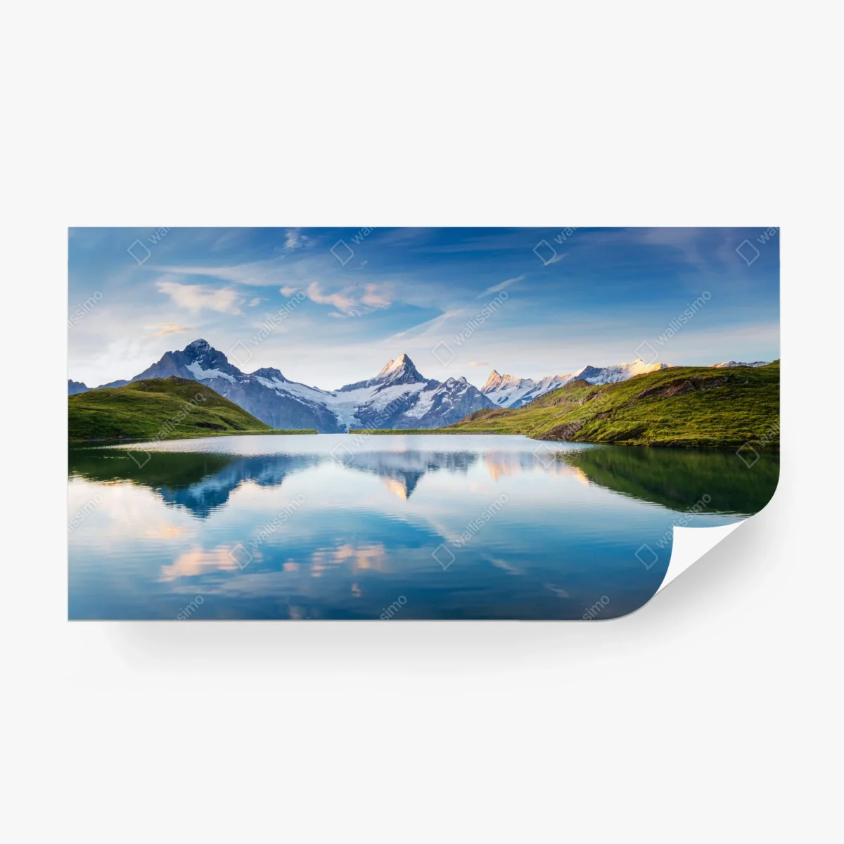 Papier peint reflet alpin à Bachalpsee – Wallnifity®