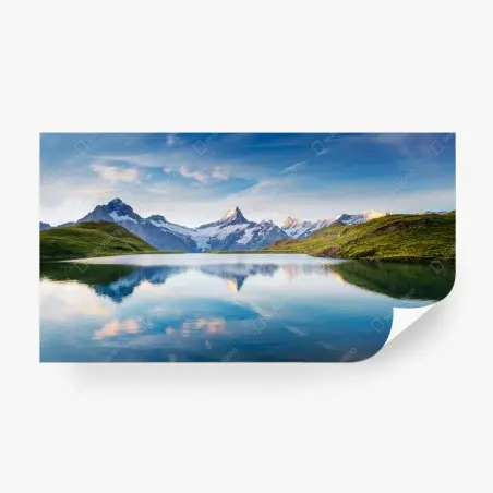 Papier peint reflet alpin à Bachalpsee – Wallnifity®