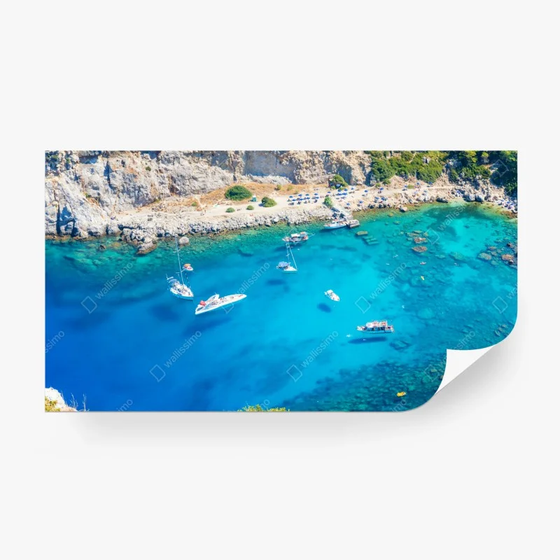 Papier peint baie d'Anthony Quinn à Rhodes – Wallnifity® Papier peint baie d'Anthony Quinn à Rhodes – Wallnifity®