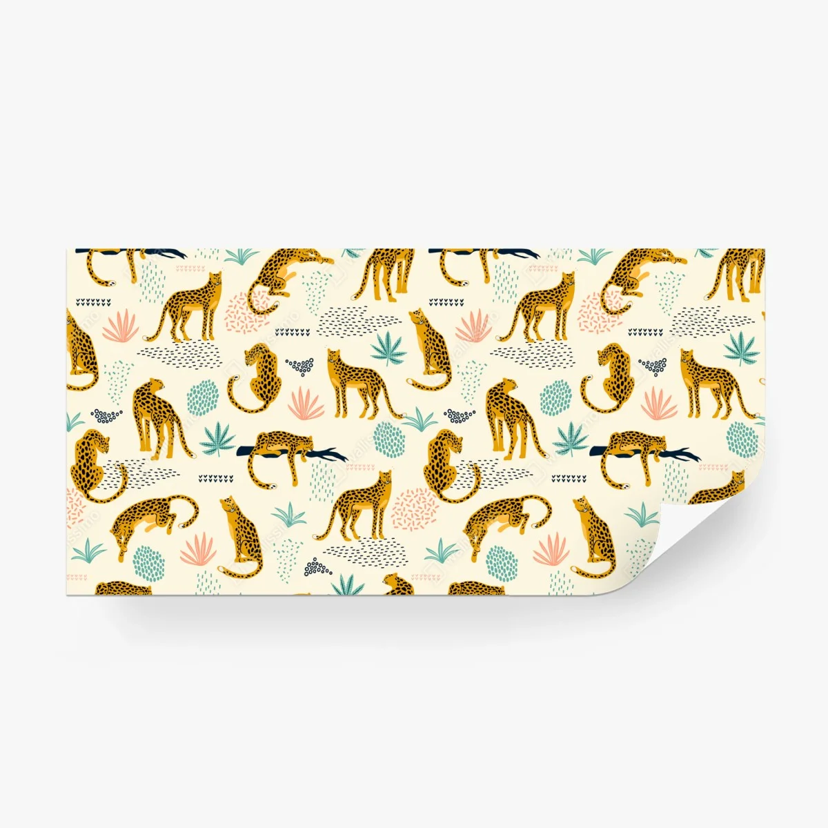 Papier peint motif guépards stylisés pour décor mural – Wallnifity® Papier peint motif guépards stylisés pour décor mural – Wallnifity®
