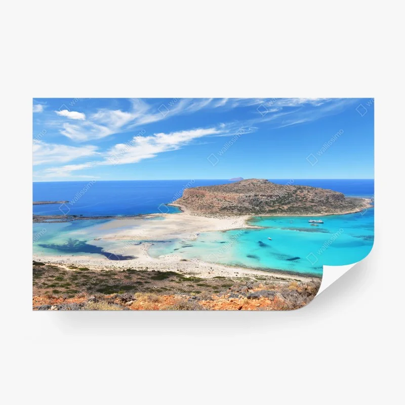 Papier peint lagon de Balos, crique turquoise de Crète – Wallnifity® Papier peint lagon de Balos, crique turquoise de Crète – Wallnifity®