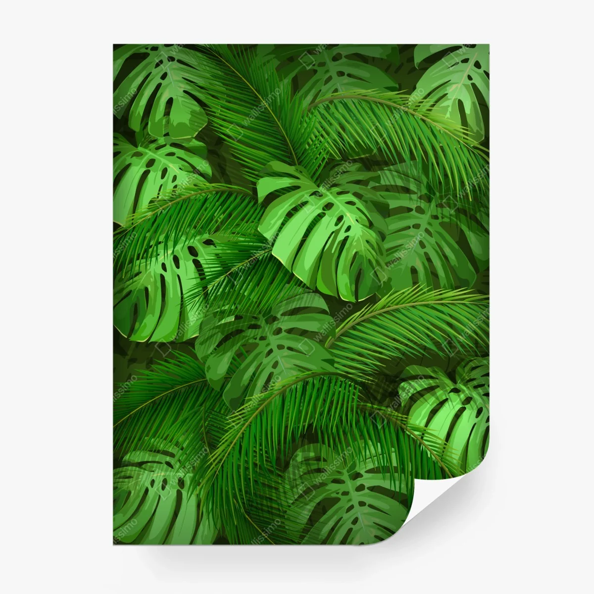 Papier peint feuillage tropical luxuriant – Wallnifity® Papier peint feuillage tropical luxuriant – Wallnifity®