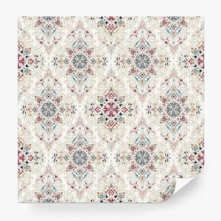 Papier peint motif damassé floral élégant – Wallnifity®