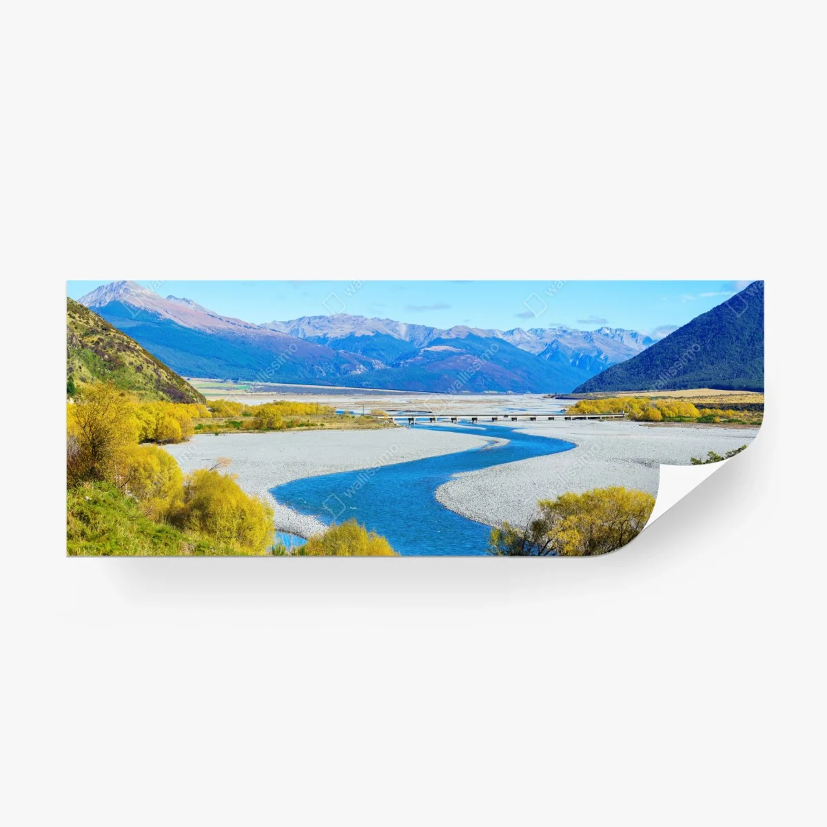 Papier peint paysage panoramique d'automne à Arthur's Pass, Nouvelle-Zélande – Wallnifity® Papier peint paysage panoramique d'automne à Arthur's Pass, Nouvelle-Zélande – Wallnifity®