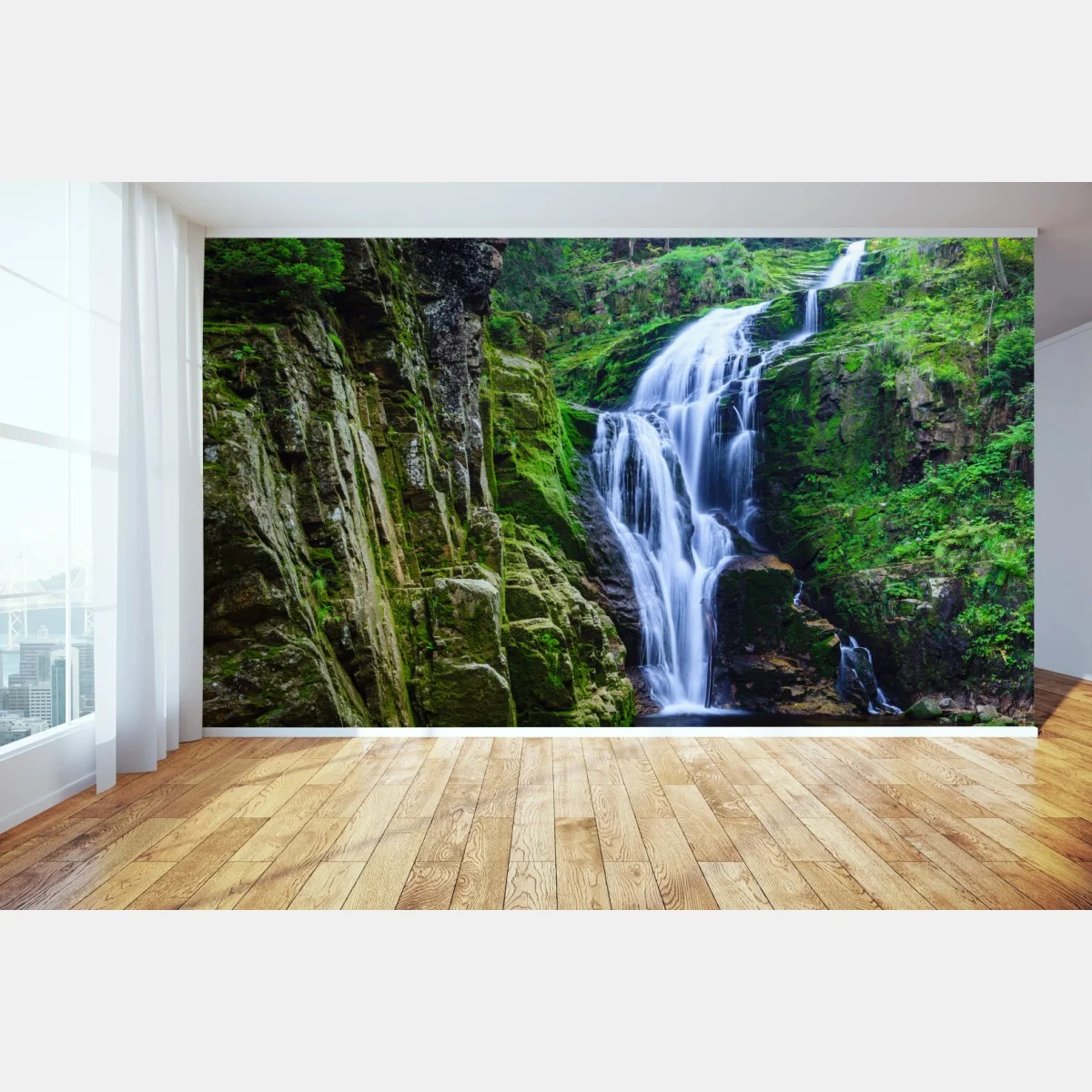 Papier peint cascade majestueuse de Kamienczyk dans les montagnes Karkonosze – Wallnifity® Papier peint cascade majestueuse de Kamienczyk dans les montagnes Karkonosze – Wallnifity®