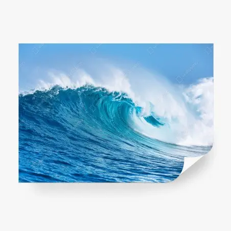 Papier peint vague puissante et lumineuse – Wallnifity®