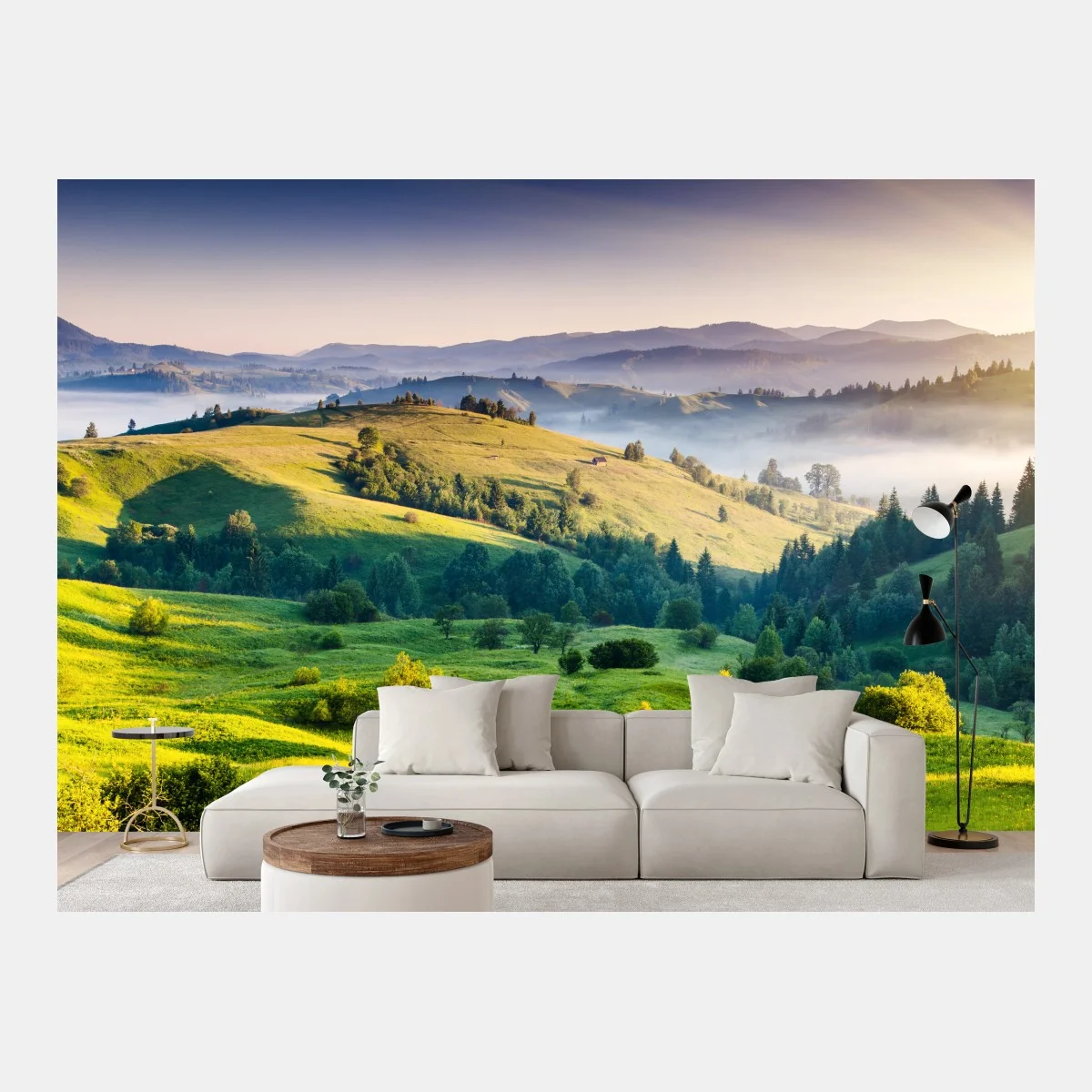 Papier peint coucher de soleil majestueux dans les Carpates, Ukraine – Wallnifity® Papier peint coucher de soleil majestueux dans les Carpates, Ukraine – Wallnifity®