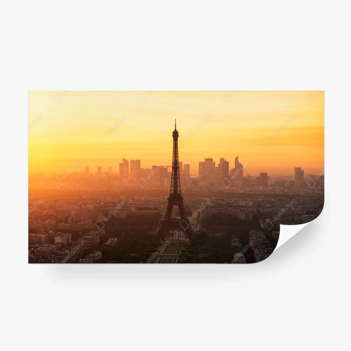 Papier peint coucher de soleil sur la Tour Eiffel – Wallnifity® Papier peint coucher de soleil sur la Tour Eiffel – Wallnifity®