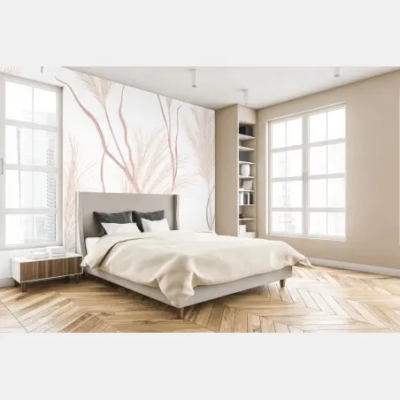 Papier peint douceur de pampas nude – Wallnifity®