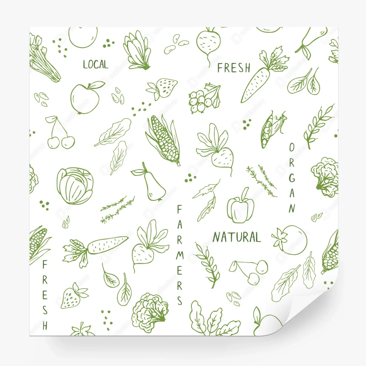 Papier peint motif végétal frais et naturel – Wallnifity® Papier peint motif végétal frais et naturel – Wallnifity®