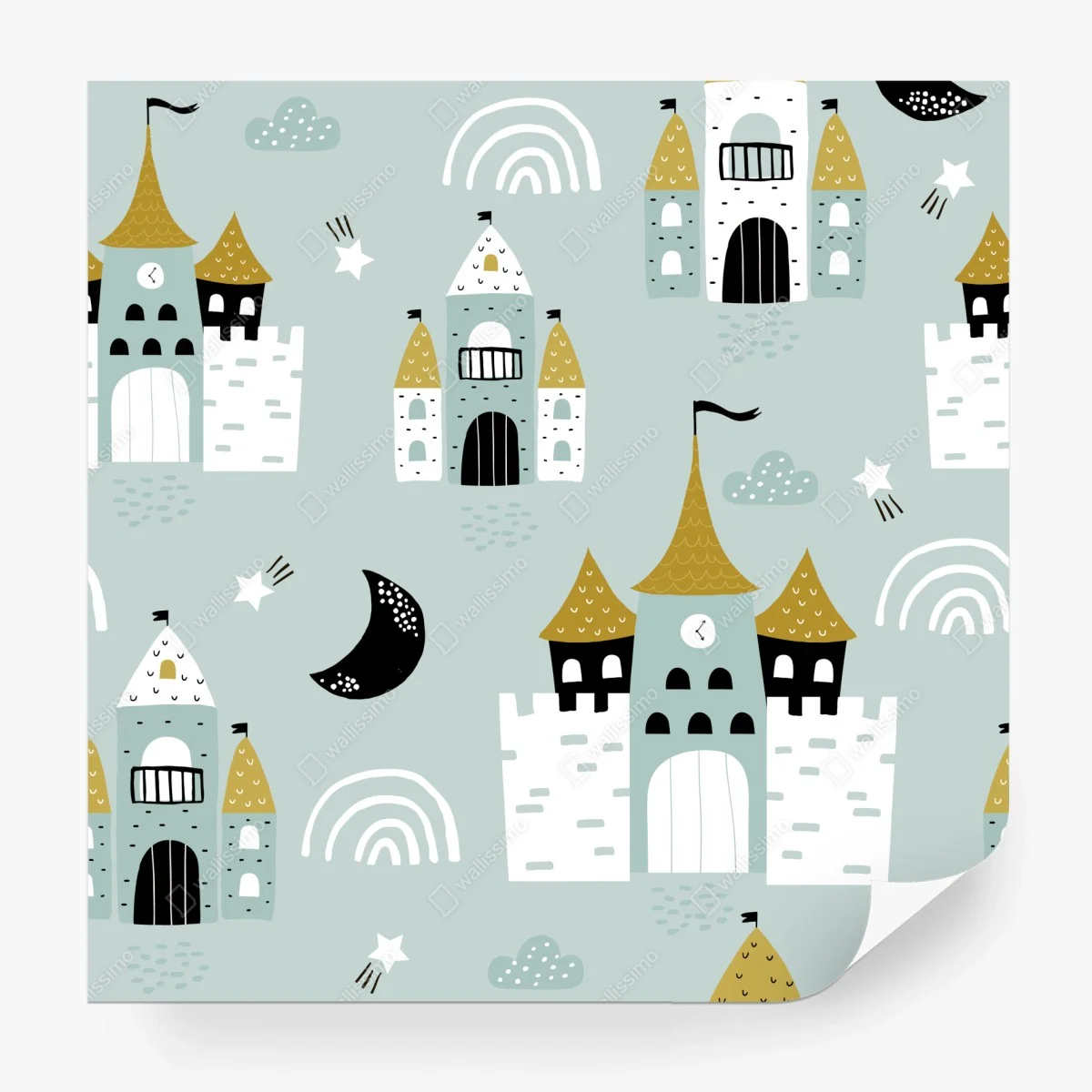 Papier peint motif château féerique pour chambre d'enfant – Wallnifity® Papier peint motif château féerique pour chambre d'enfant – Wallnifity®