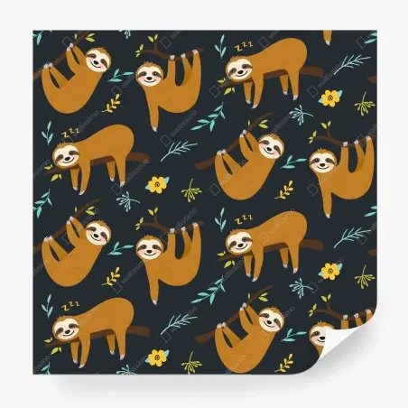 Papier peint douce nuit des paresseux – Wallnifity®