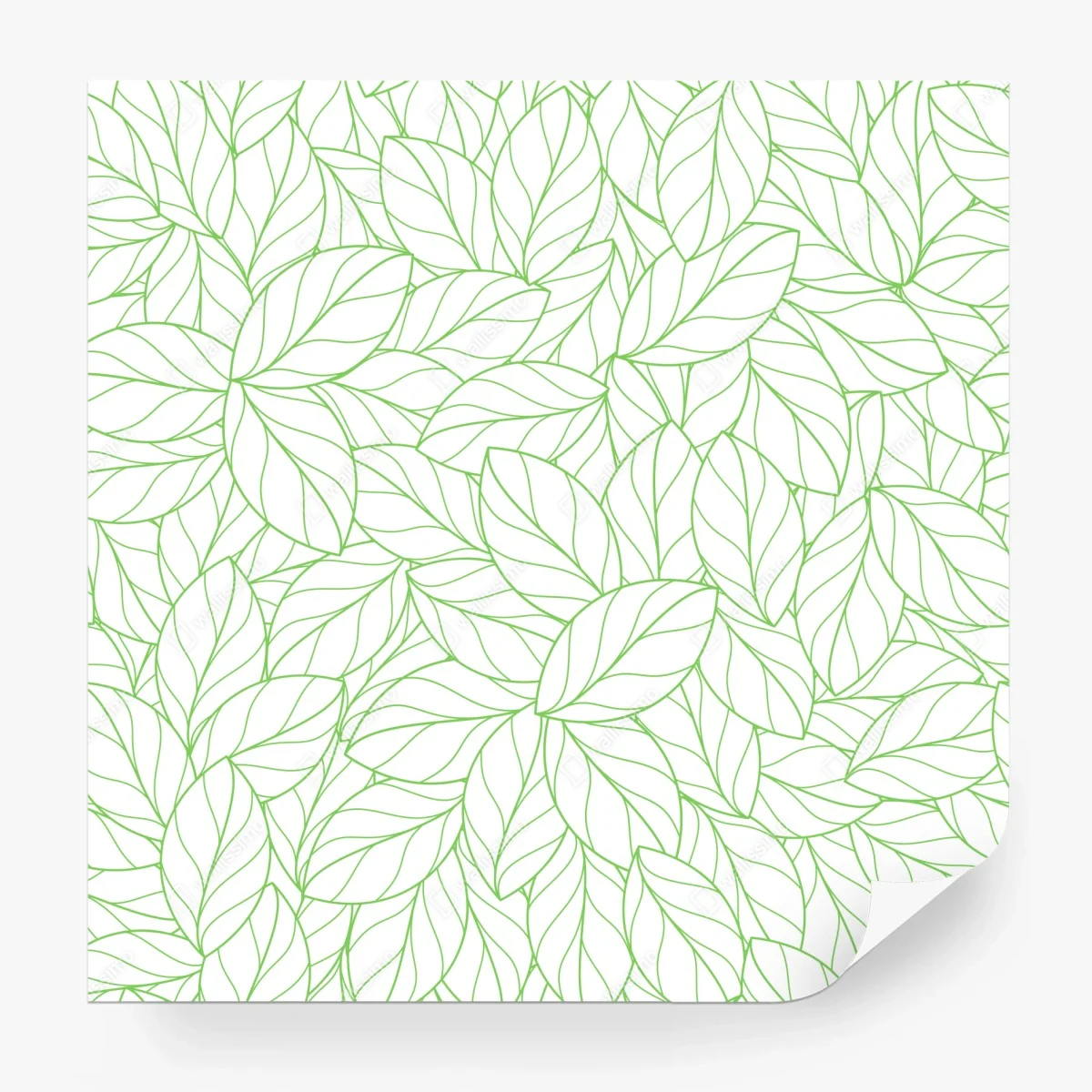 Papier peint motif feuilles vertes pour intérieur contemporain – Wallnifity® Papier peint motif feuilles vertes pour intérieur contemporain – Wallnifity®