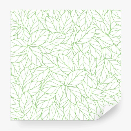 Papier peint motif feuilles vertes pour intérieur contemporain – Wallnifity®