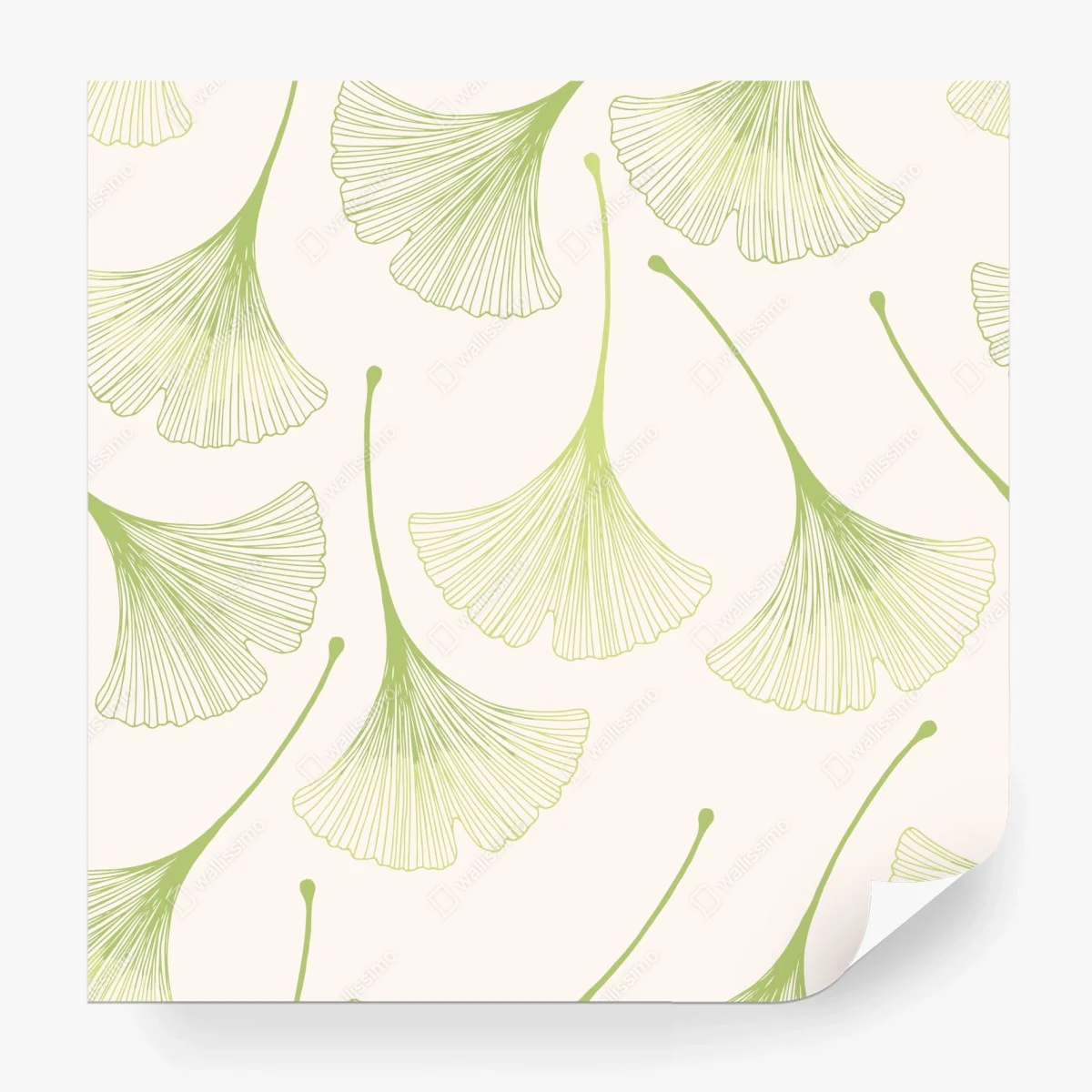 Papier peint motif délicat de feuilles de ginkgo – Wallnifity® Papier peint motif délicat de feuilles de ginkgo – Wallnifity®
