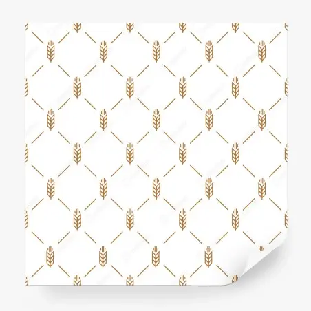 Papier peint motif épis de blé minimaliste – Wallnifity®