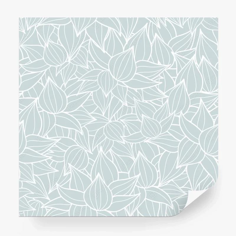 Papier peint motif floral délicat bleu pastel – Wallnifity® Papier peint motif floral délicat bleu pastel – Wallnifity®