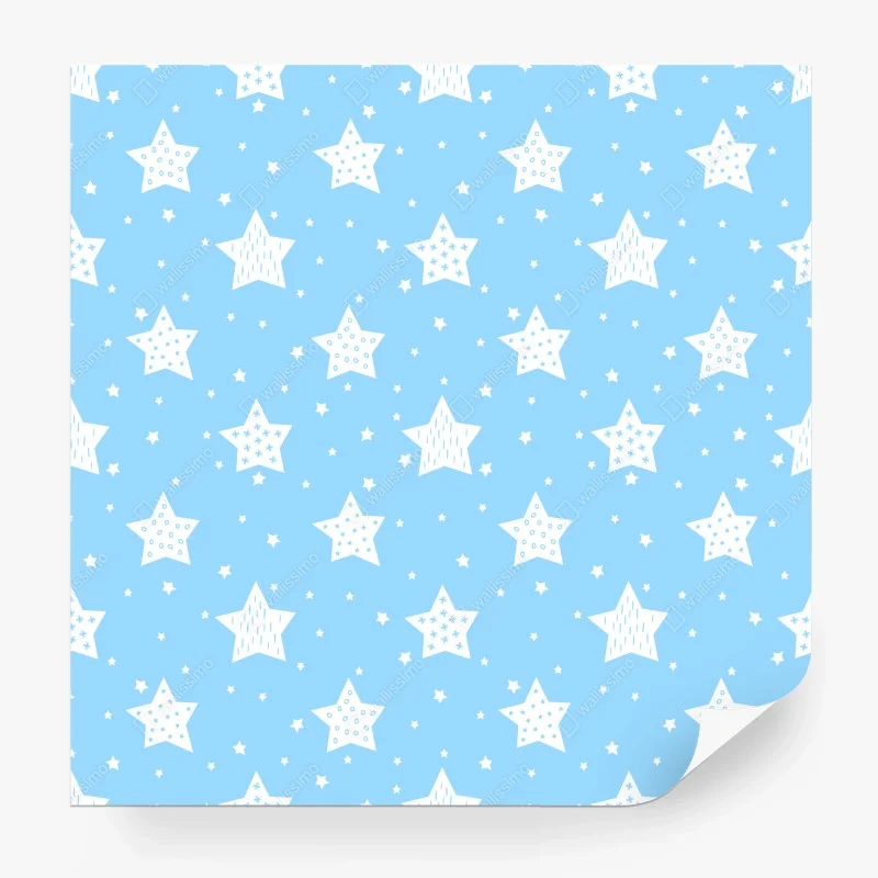 Papier peint étoiles douces pour chambre d'enfant – Wallnifity® Papier peint étoiles douces pour chambre d'enfant – Wallnifity®