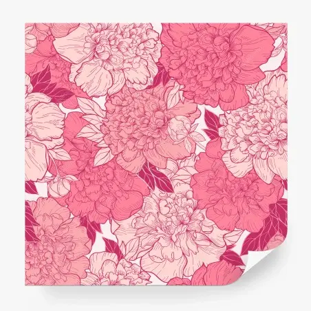 Papier peint pivoines roses élégantes – Wallnifity®