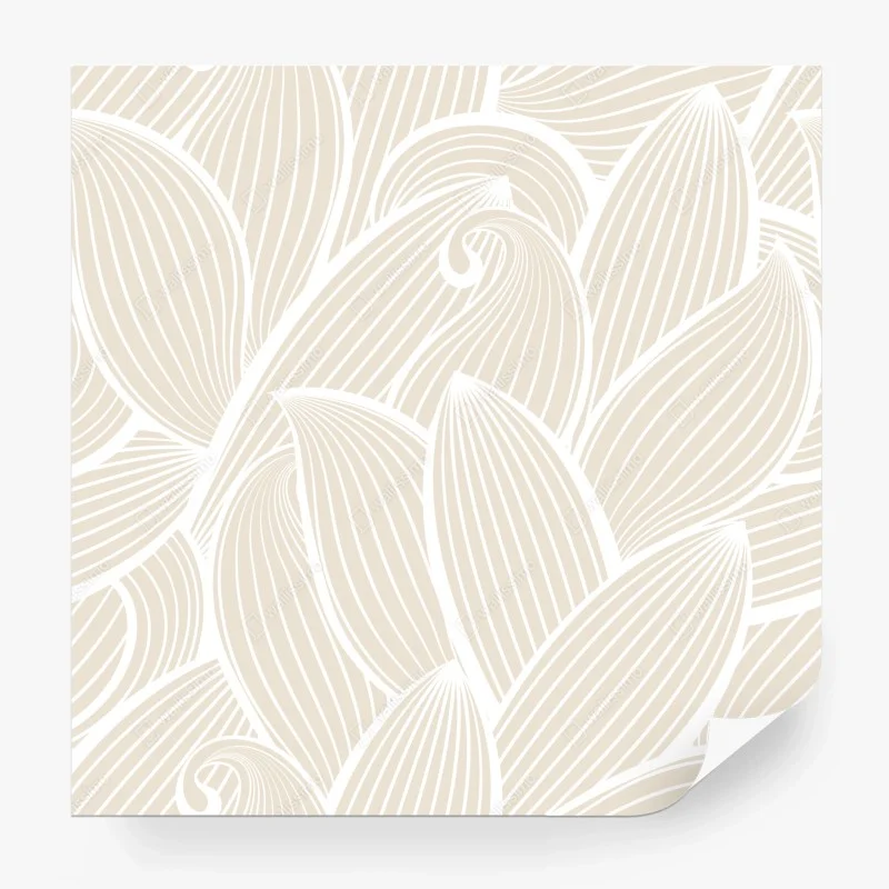 Papier peint motif floral organique beige minimaliste – Wallnifity® Papier peint motif floral organique beige minimaliste – Wallnifity®