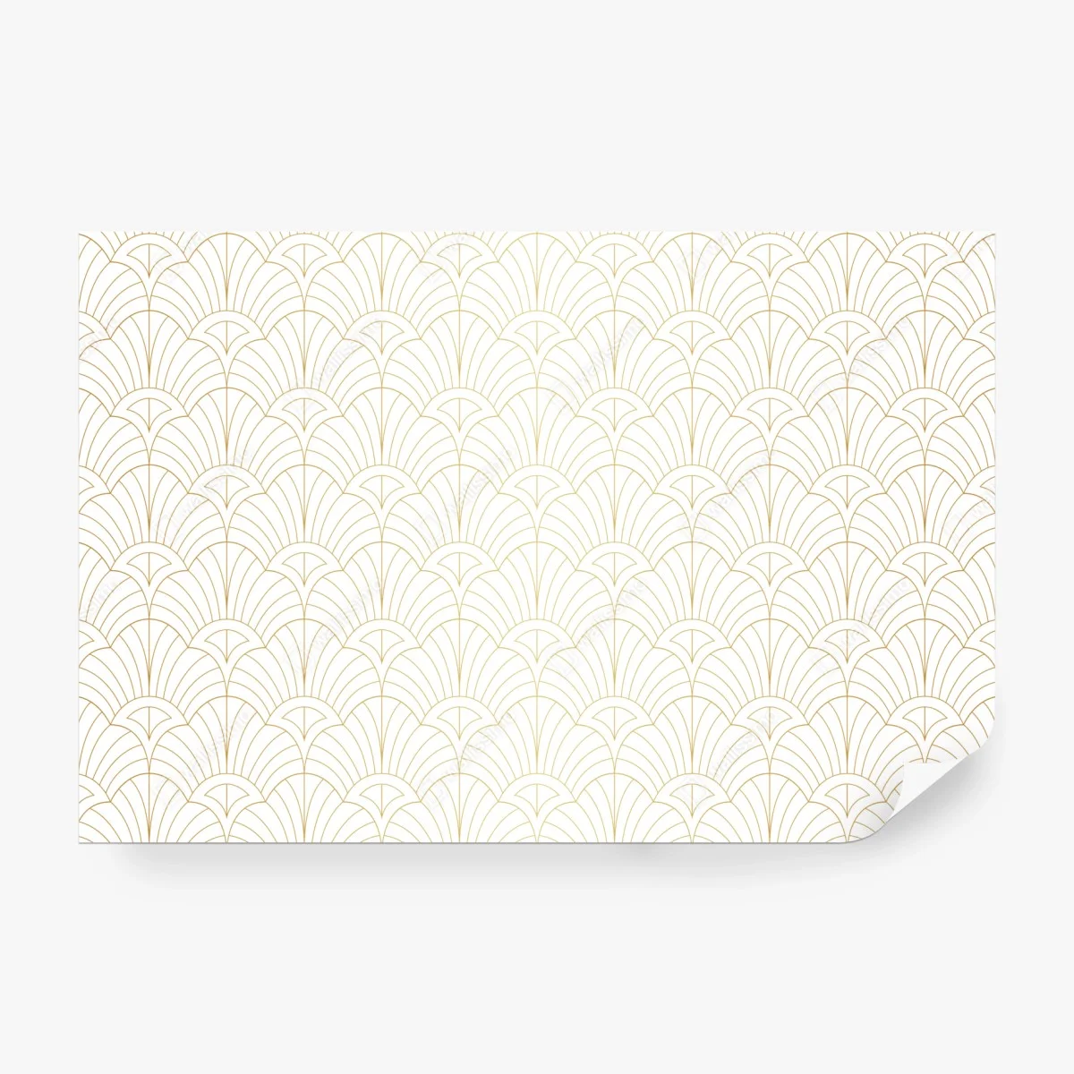 Papier peint motif art déco doré sur fond blanc – Wallnifity® Papier peint motif art déco doré sur fond blanc – Wallnifity®
