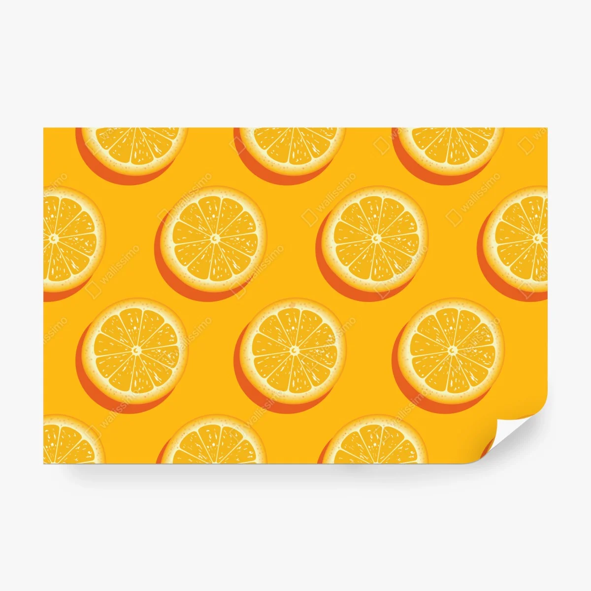 Papier peint motif d'oranges ensoleillées – Wallnifity® Papier peint motif d'oranges ensoleillées – Wallnifity®