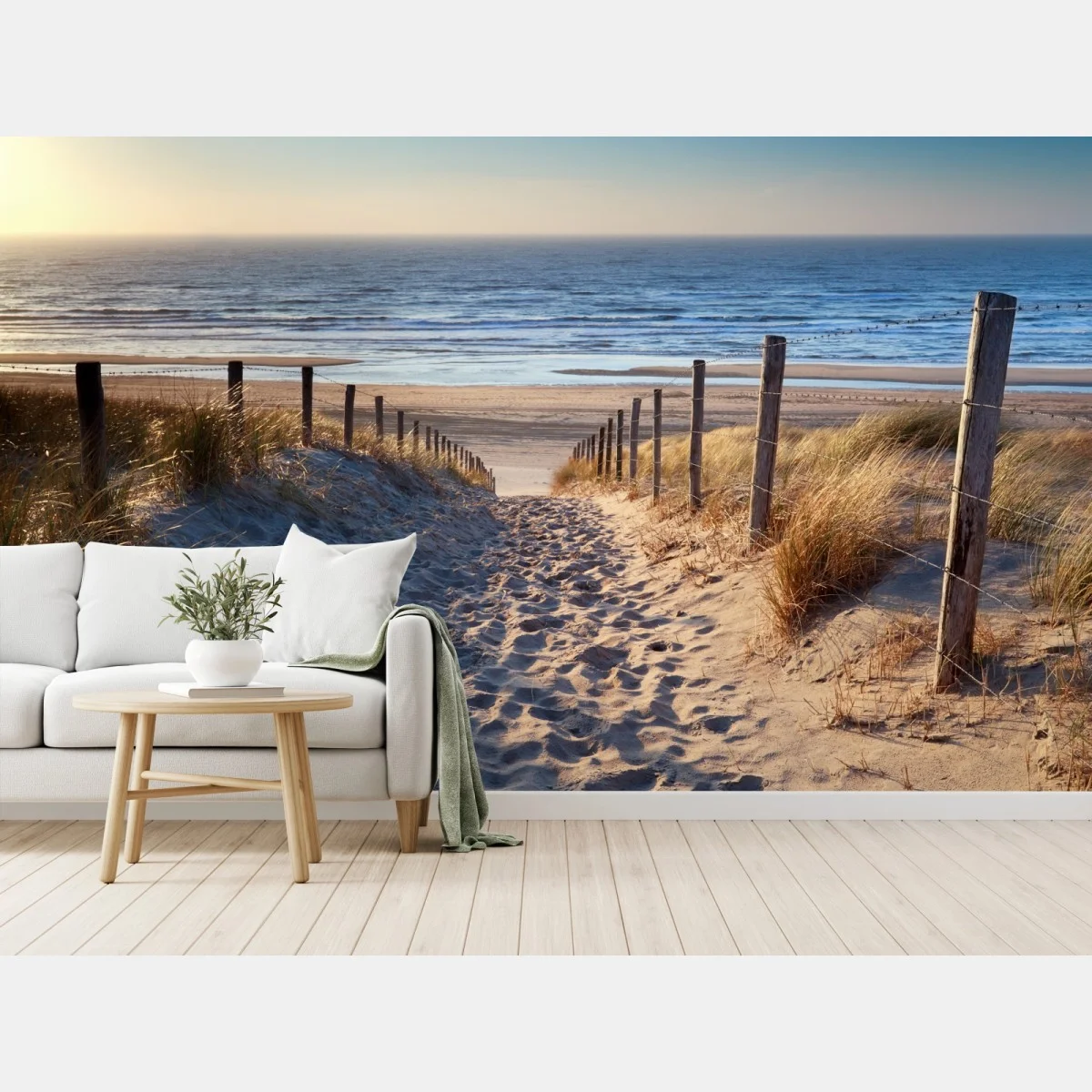 Papier peint chemin doré vers la Mer du Nord, North Holland – Wallnifity® Papier peint chemin doré vers la Mer du Nord, North Holland – Wallnifity®