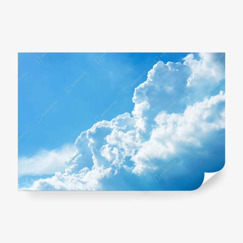 Papier peint nuages cotonneux sur ciel bleu – Wallnifity® Papier peint nuages cotonneux sur ciel bleu – Wallnifity®