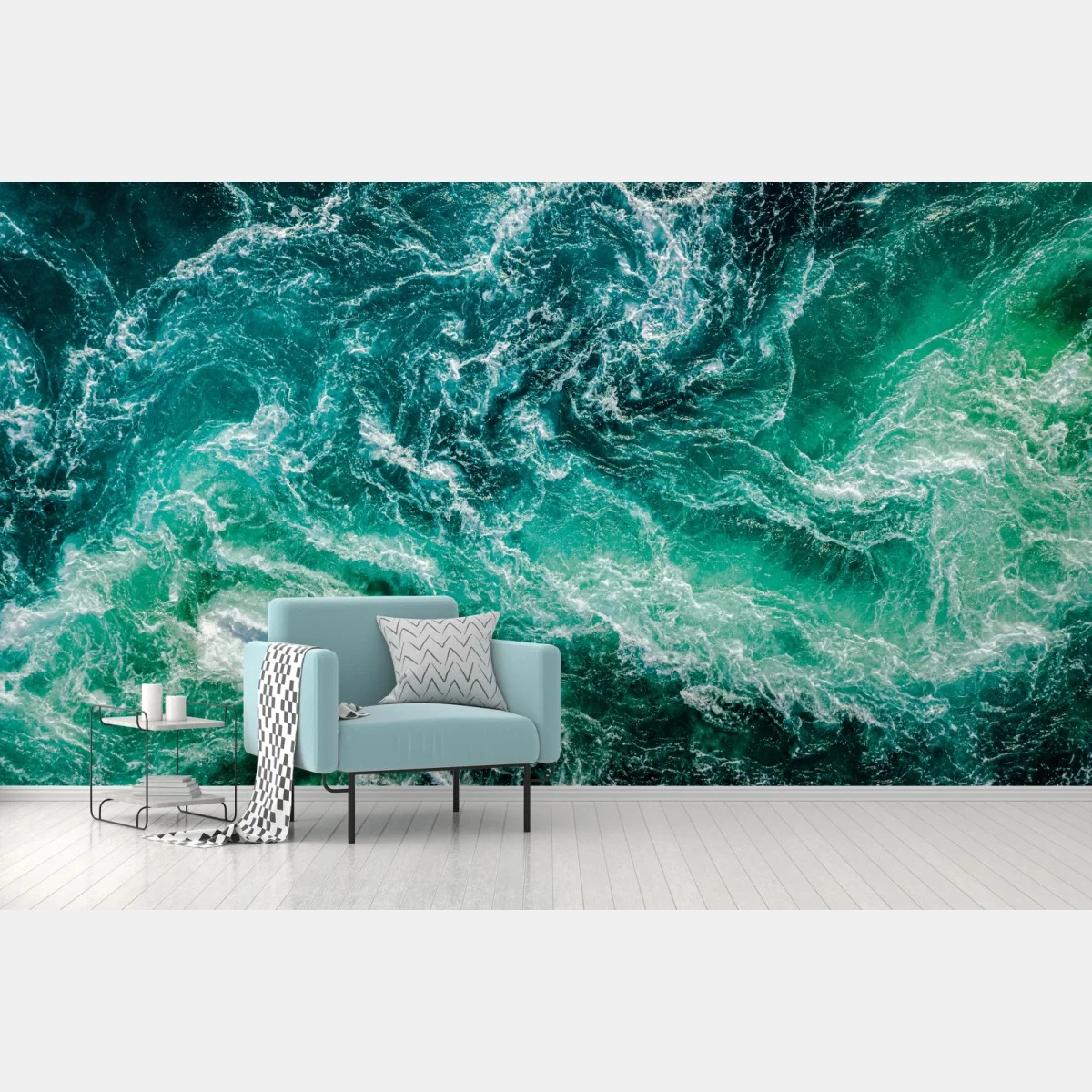 Papier peint tourbillon marin de Saltstraumen – Wallnifity® Papier peint tourbillon marin de Saltstraumen – Wallnifity®