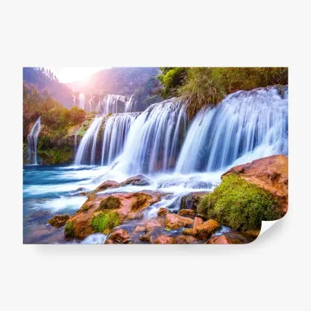 Papier peint cascade de Jiulong à Luoping – Wallnifity®