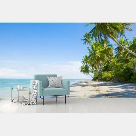 Papier peint escapade tropicale au bord de mer – Wallnifity®