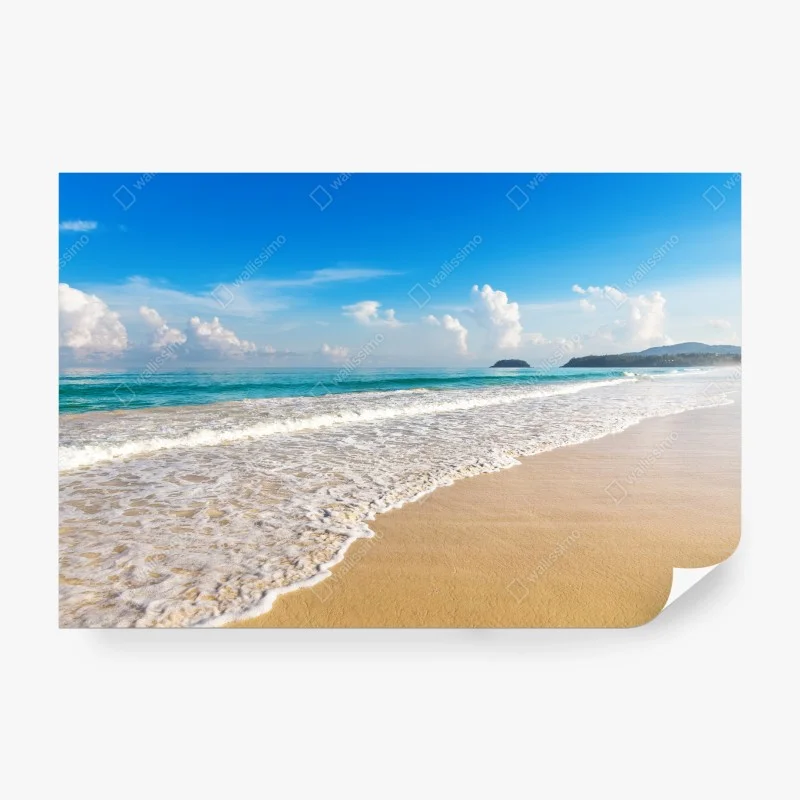 Papier peint paysage marin apaisant de Karon, Phuket, Thaïlande – Wallnifity® Papier peint paysage marin apaisant de Karon, Phuket, Thaïlande – Wallnifity®