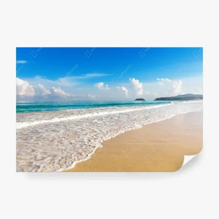 Papier peint paysage marin apaisant de Karon, Phuket, Thaïlande – Wallnifity®