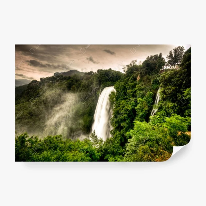Papier peint cascade majestueuse des Cascate delle Marmore, Ombrie – Wallnifity® Papier peint cascade majestueuse des Cascate delle Marmore, Ombrie – Wallnifity®
