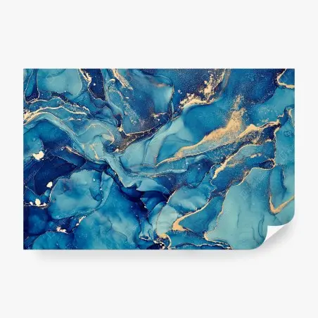 Papier peint rêve océanique doré – Wallnifity®