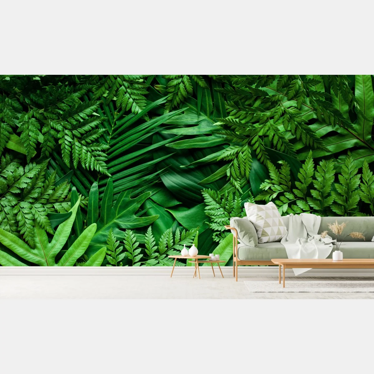 Papier peint végétation tropicale luxuriante – Wallnifity® Papier peint végétation tropicale luxuriante – Wallnifity®