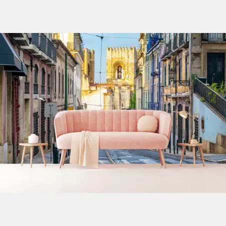 Papier peint escapade en tramway à Lisbonne – Wallnifity®
