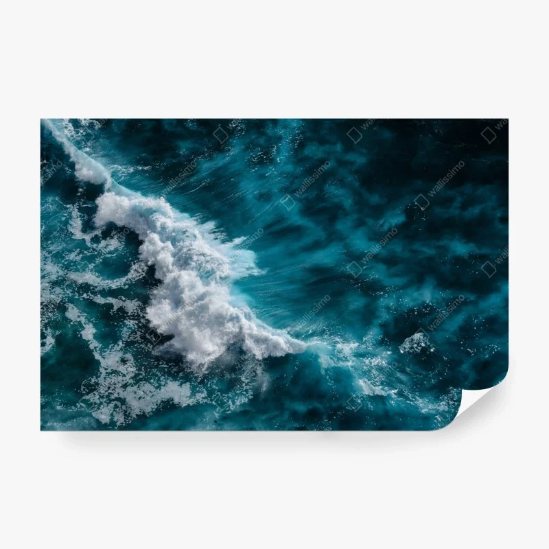 Papier peint vagues aériennes de Bali – Wallnifity®