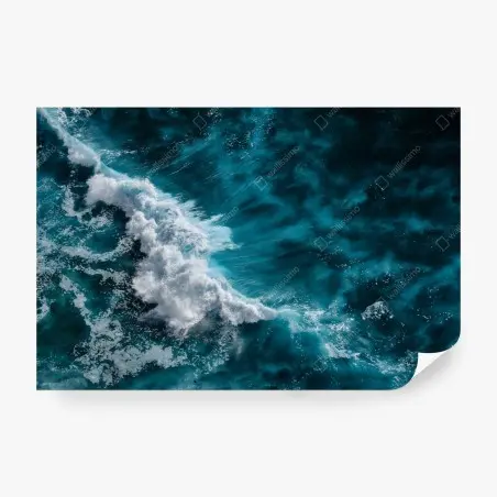 Papier peint vagues aériennes de Bali – Wallnifity®
