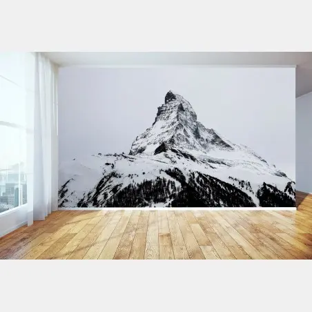 Papier peint sommet majestueux enneigé – Wallnifity®