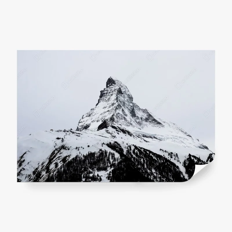 Papier peint sommet majestueux enneigé – Wallnifity® Papier peint sommet majestueux enneigé – Wallnifity®
