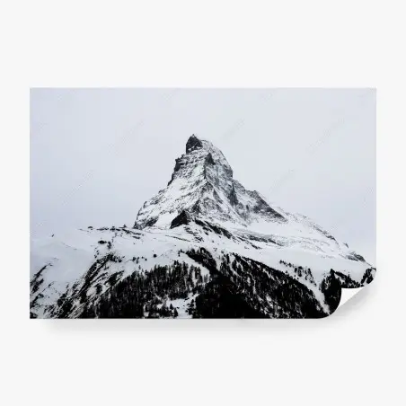 Papier peint sommet majestueux enneigé – Wallnifity®