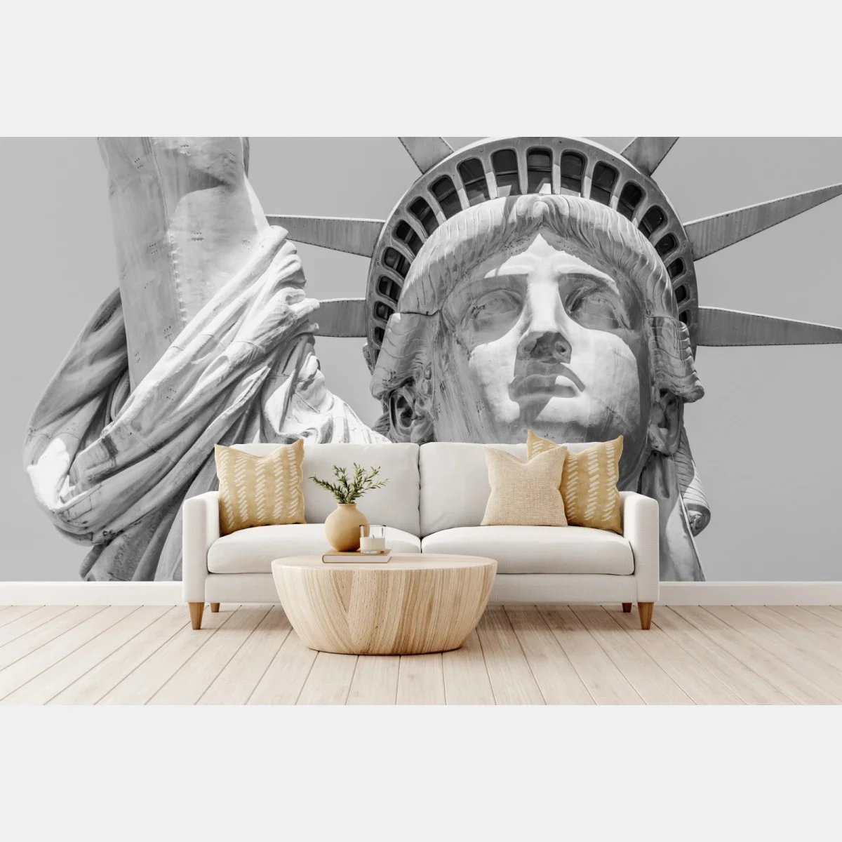 Papier peint portrait monumental de la Statue de la Liberté – Wallnifity® Papier peint portrait monumental de la Statue de la Liberté – Wallnifity®