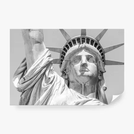 Papier peint portrait monumental de la Statue de la Liberté – Wallnifity®