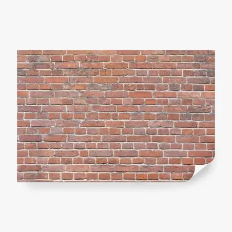Papier peint mur de briques rouges texturé – Wallnifity®