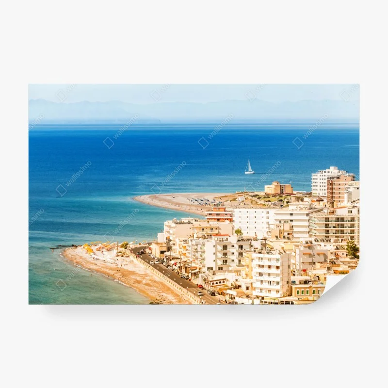 Papier peint panorama côtier ensoleillé – Wallnifity® Papier peint panorama côtier ensoleillé – Wallnifity®