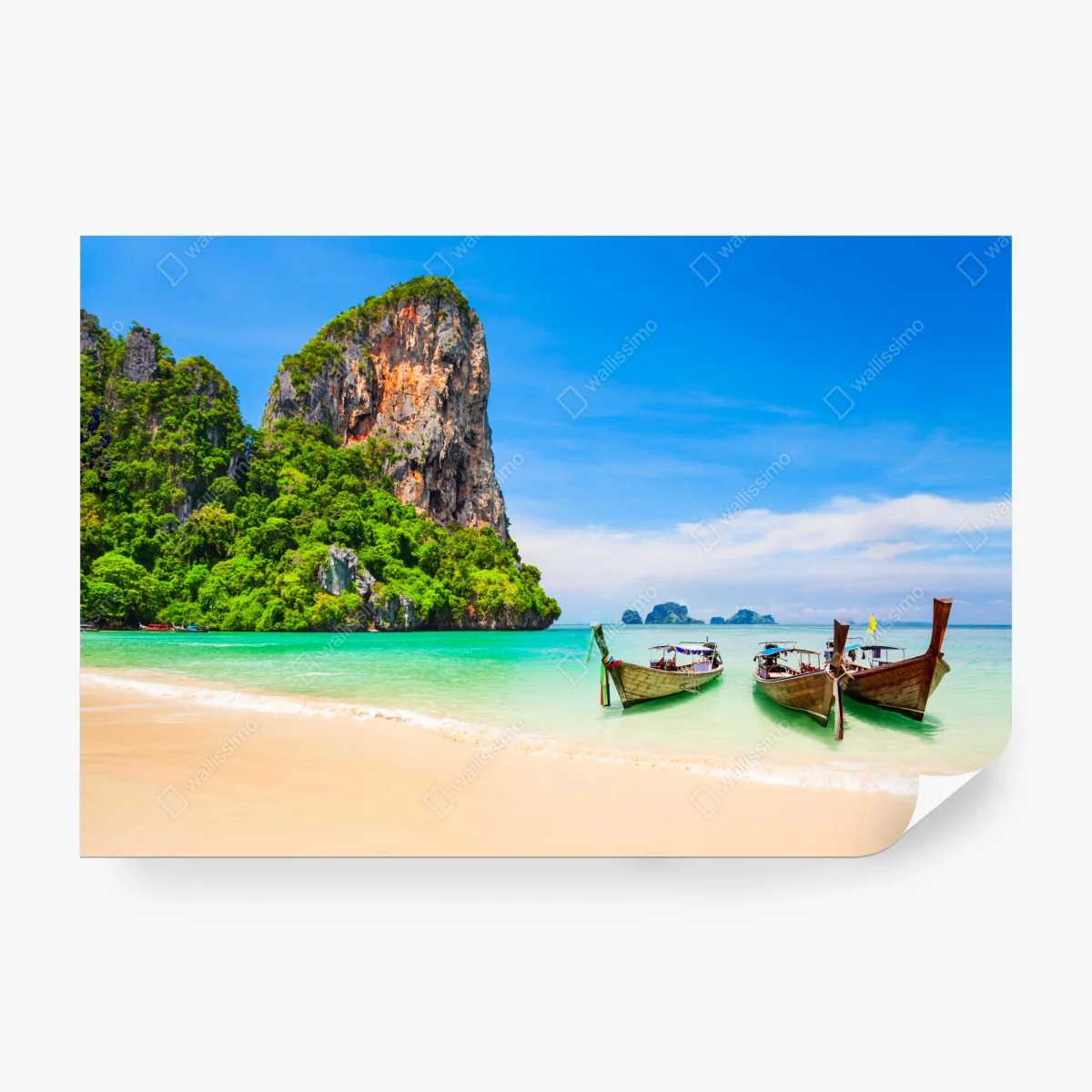 Papier peint plage idyllique en Thaïlande – Wallnifity® Papier peint plage idyllique en Thaïlande – Wallnifity®